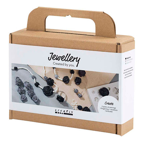 Creativ company https: www.ccobby.nl mini-hobbyset-sperky-ruže-čierna-čierna-biela-biela-1-box