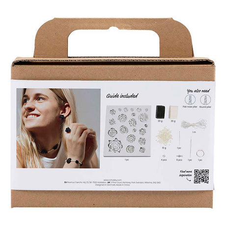 Creativ company https: www.ccobby.nl mini-hobbyset-sperky-ruže-čierna-čierna-biela-biela-1-box