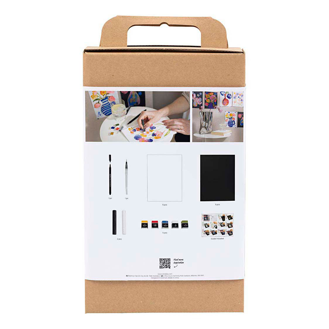 Creativ company hobby set watercolor various colors