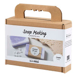 Creativ company mini soap making hobby set, square, light purple, 1 box