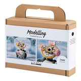 Creativ company https: www.cchobby.nl mini-hobbyset-boetseren-robot-grey-pink-1-doos
