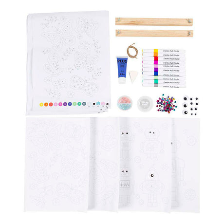 Creativ Firma https: www.cchobby.nl hobbyset-colors-butterfly-and-robot-happy-colors-1-doos
