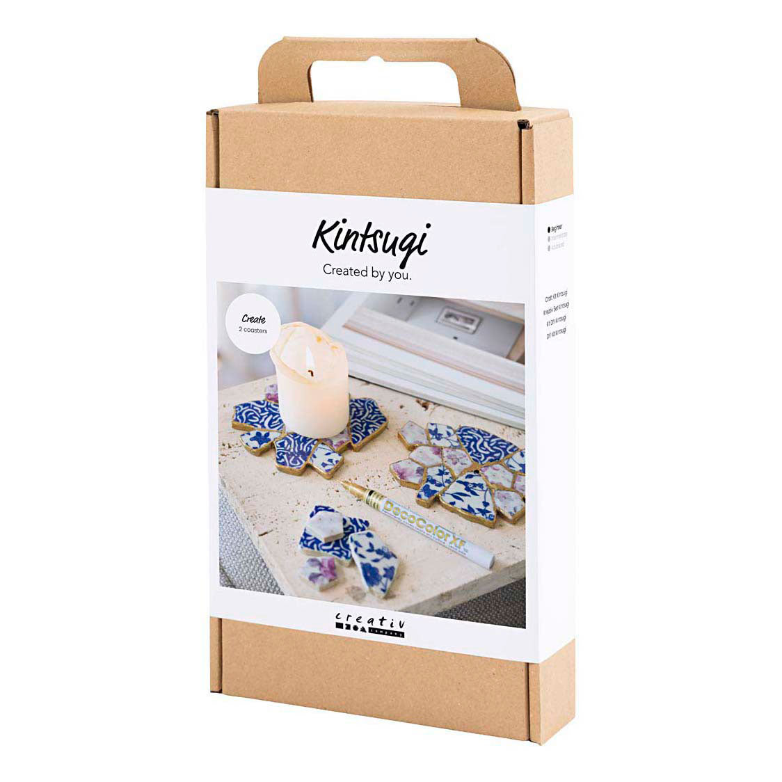 Creativ céges hobbikészlet kintsugi alátét