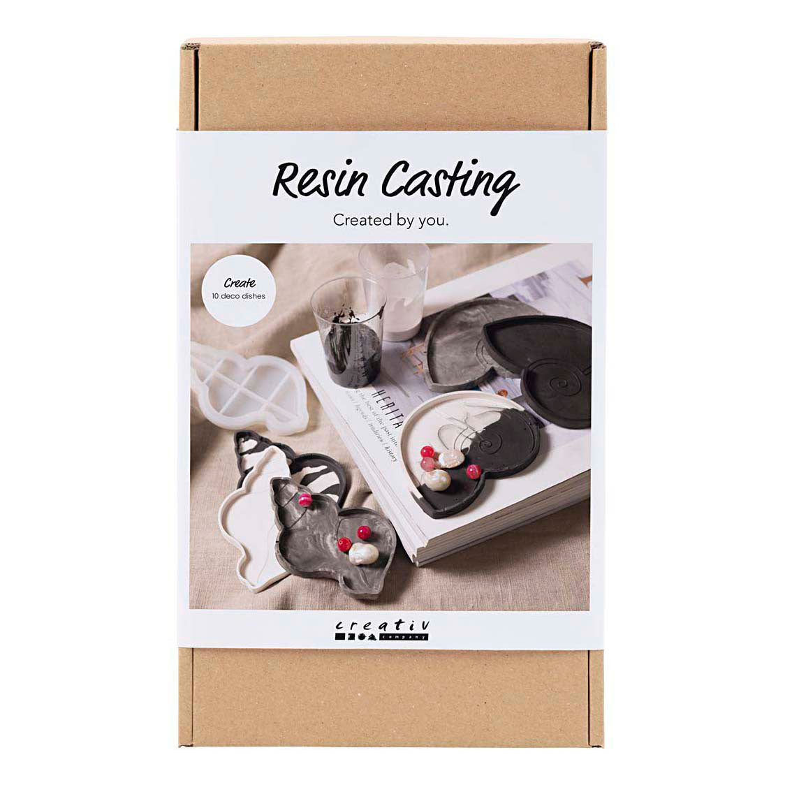 Creativ company https: www.cchobby.nl hobbyset-resin-casting-conchshell-black-white-1-box