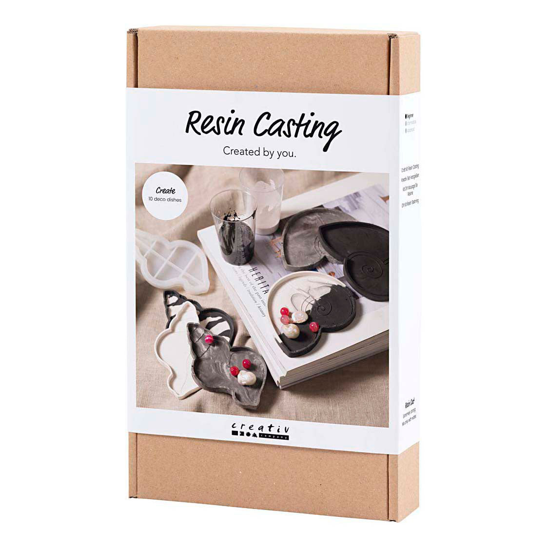 Creativ company https: www.cchobby.nl hobbyset-resin-casting-conchshell-black-white-1-box