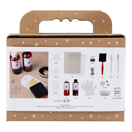 Creativ company https: www.ccobby.nl mini-hobbyset-cyanotype-geschenklabels-blauw-zilver-1-doos