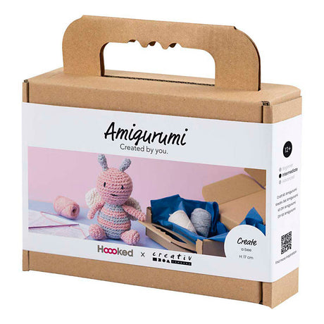 Creativ company hobby set amigurumi, abeille, couleurs pastel, 1 boîte