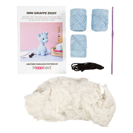 Creativ Firma Hobby Set amigurumi, Giraff, hellblo, 1 Këscht