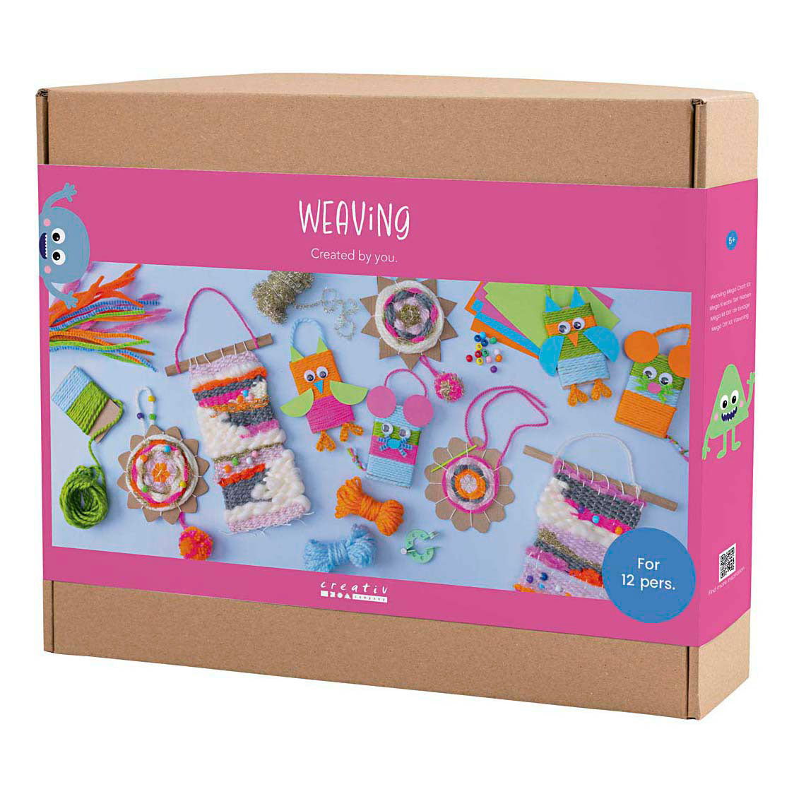 Cuideachta cruthaitheach https: www.cchobby.nl set-weaving-wall-mountings-hangers-owls-mouse-diverse-colors-1-box