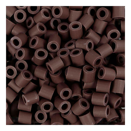 Empresa criativa nabbi biobeads 5x5mm marrom - 1000 unid.