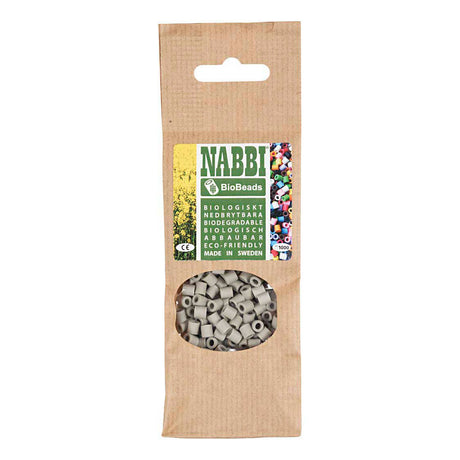 Empresa criativa nabbi biobeads 5x5mm cinza - 1000 unid.