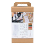 Creativ company https: www.cchobby.nl hobbyset-embroidery-socks-white-1-box