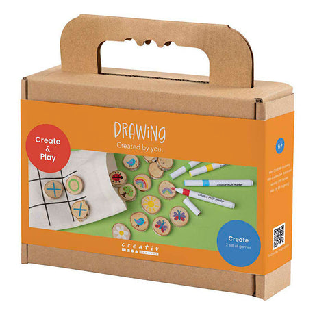 Creativ kompanija https: www.cchobby.nl mini-hobbyset-drawing-memory-game-and-three-in-a-row-diverse-colors-1-box