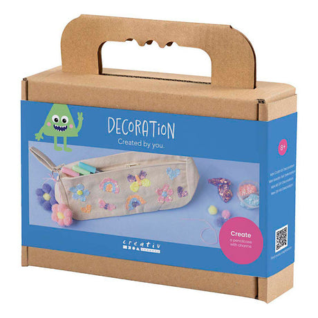 Dekorace mini hobby set Creativ company, penál, pastelové barvy, 1 krabička