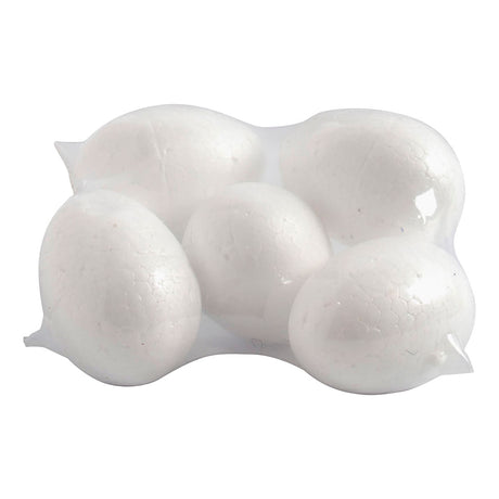 Creativ Company Styrofoam Eggs 6cm - 5pcs