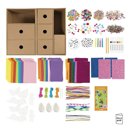 Empresa criativa minha estação de artesanato decoração, várias cores, 1 caixa