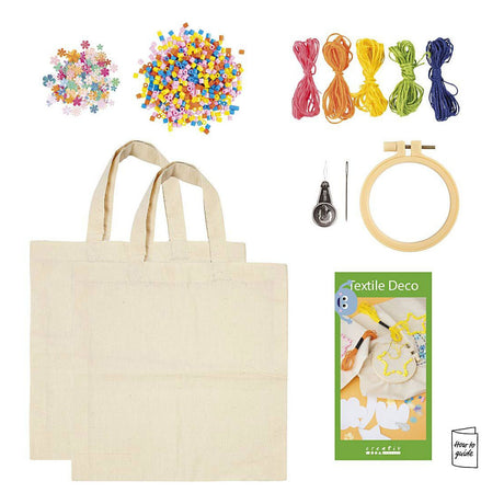 Entreprise créative https: www.ccobby.nl my-craft-station-textile-decoration-various-colors-1-box