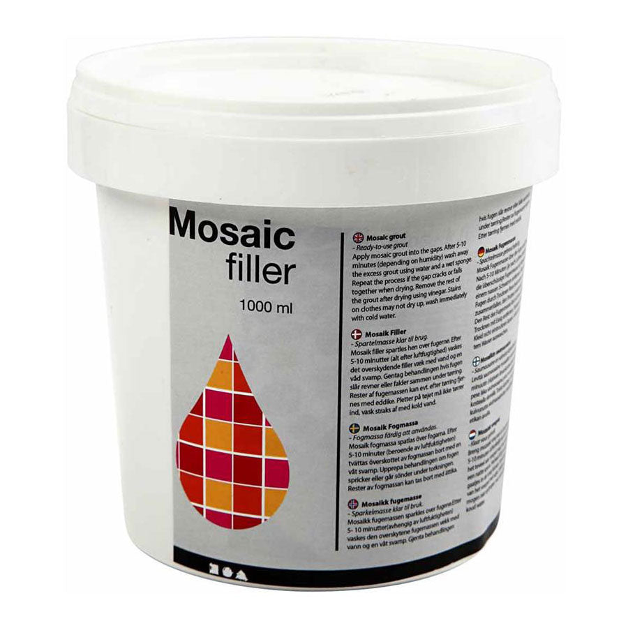 Creativ company https: www.cchobby.nl mosaic joint-white-1000-ml-1-bucket