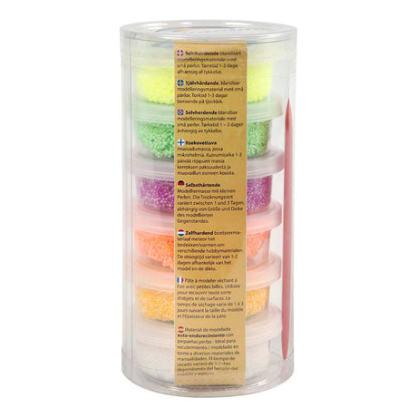 Foam Clay®, Fréijoersfarben, 6x14 gr 1 Këscht