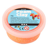 Creativ company https: www.ccobby.nl foam-clayr-glitter-orange-35-gr-1-doosje