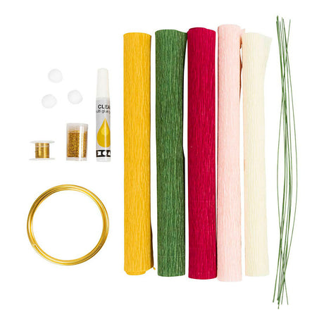 Conjunto de hobby da empresa criativa papel crepom, guirlanda, proporção de crepe: 180%, 1 caixa