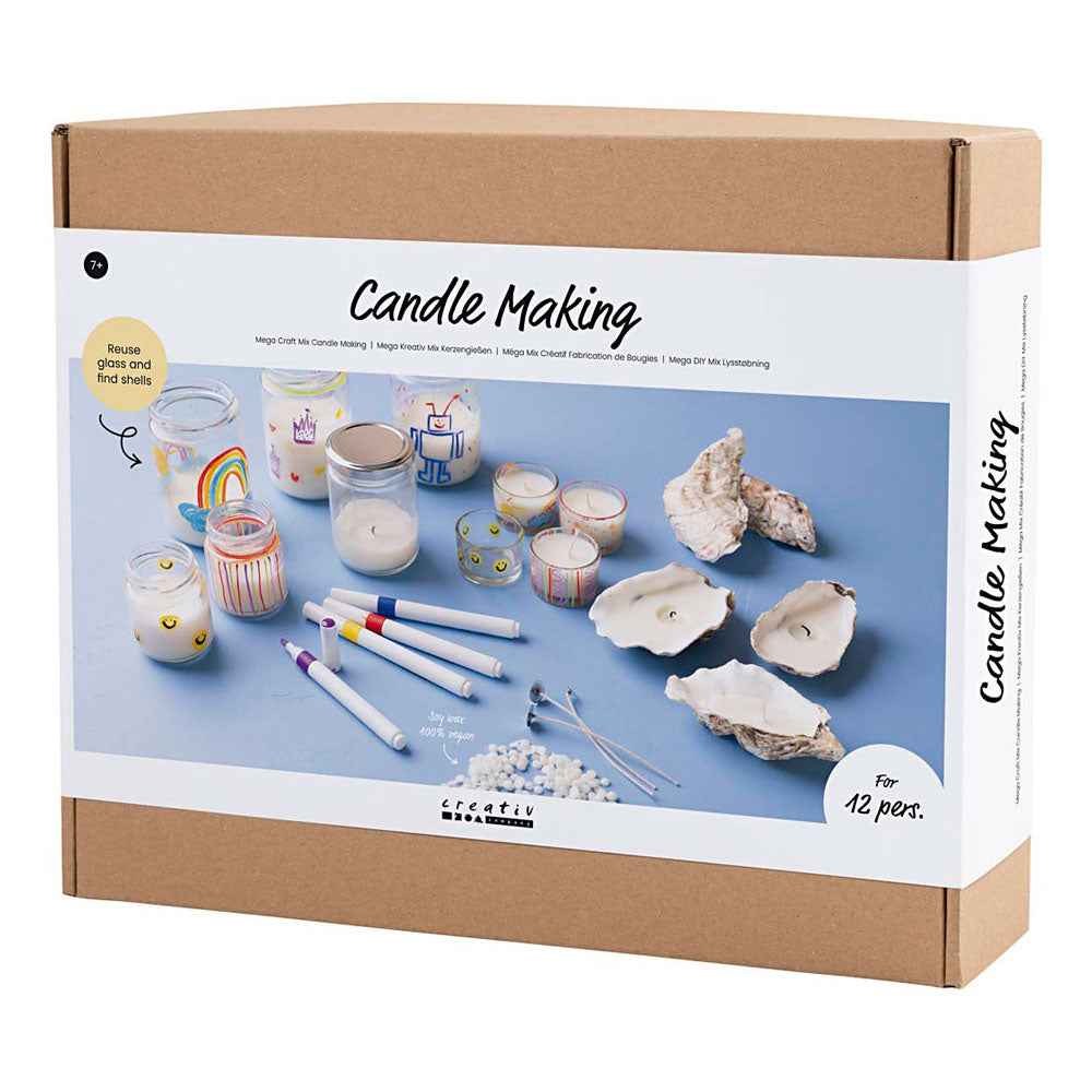 Creativ kompanija https: www.cchobby.nl grupė set-candles-making-candleholders-for-theelights-1-box