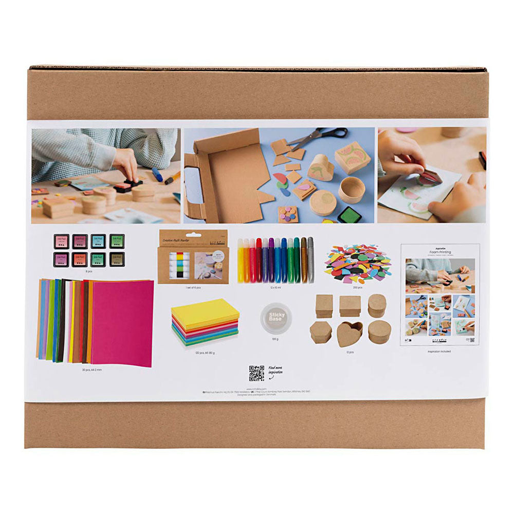 Creativ kompanija https: www.cchobby.nl group set-foam printing-cards-en-dozen-1-doos