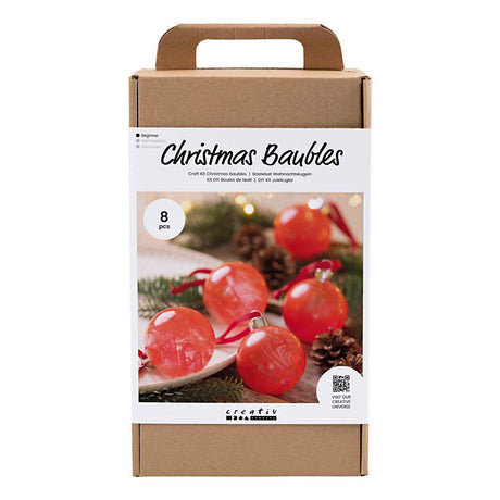 Creativ company hobby set Christmas balls, marble, 1 box