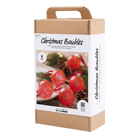 Creativ company hobby set Christmas balls, marble, 1 box