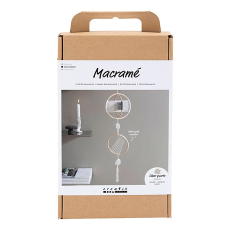 Creativ company https: www.ccobby.nl hobbyset-macrame-mobiel-grijs-off-white-1-doos