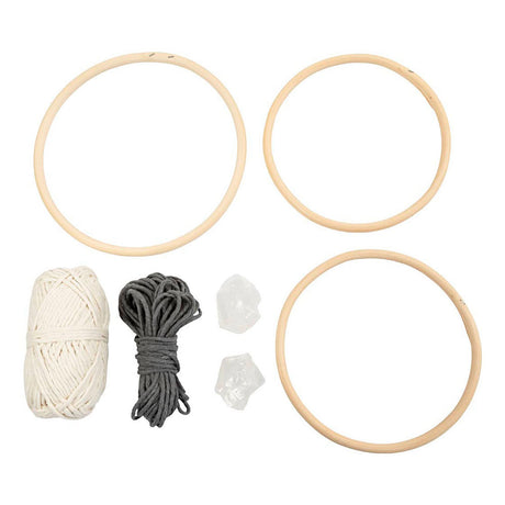 Creativ company https: www.ccobby.nl hobbyset-macrame-mobiel-grijs-off-white-1-doos