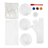 Creativ company hobby set casting, containers, blue, red, light yellow, 1 box