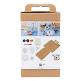 Creativ company hobby set casting, containers, blue, red, light yellow, 1 box