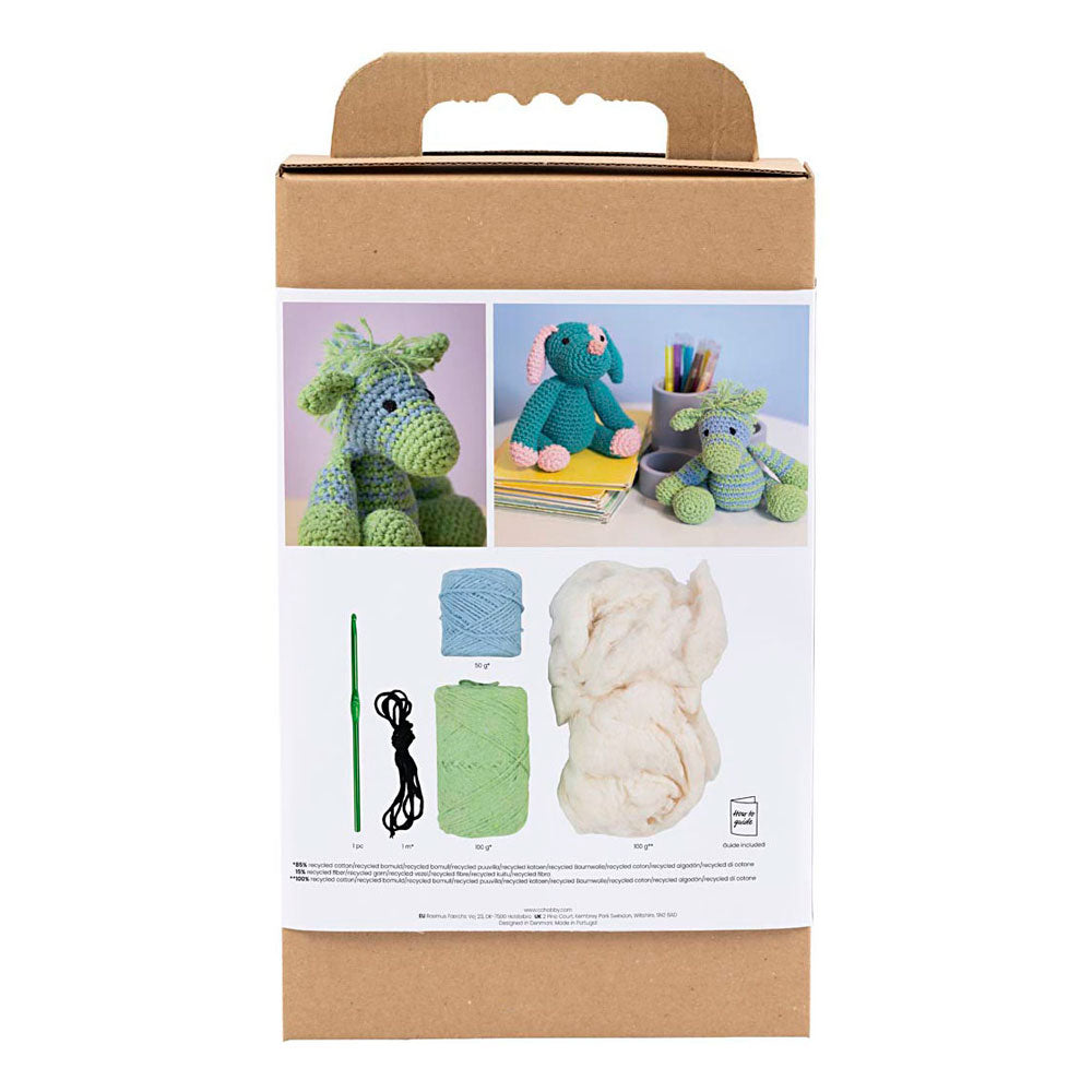Kreativunternehmen https: www.cchobby.nl hobbyset-amigurumi-zebra-light blue-light green-1-box