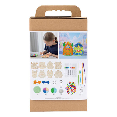 Dekorace hobby set firmy Creativ, vzorky, pestré, veselé barvy, výrazné barvy, 1 krabička