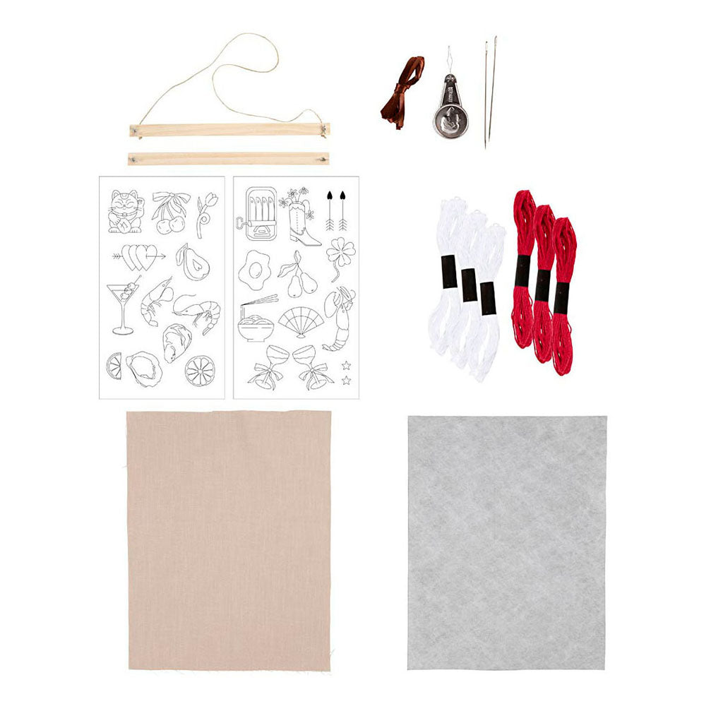 Cuideachta cruthaitheach https: www.cchobby.nl hobbyset-embroidery-hanging-decoration-flax-1-box