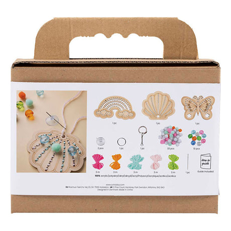 Creativ Firma https: www.cchobby.nl mini-hobbyset-embroidery-butterfly-shell-rainbow-various-colors-1-box