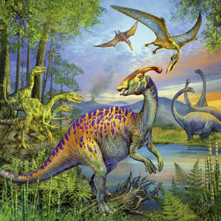 Ravensburger Dinosaurier Puzzle Set | 3 x 49 Stéck