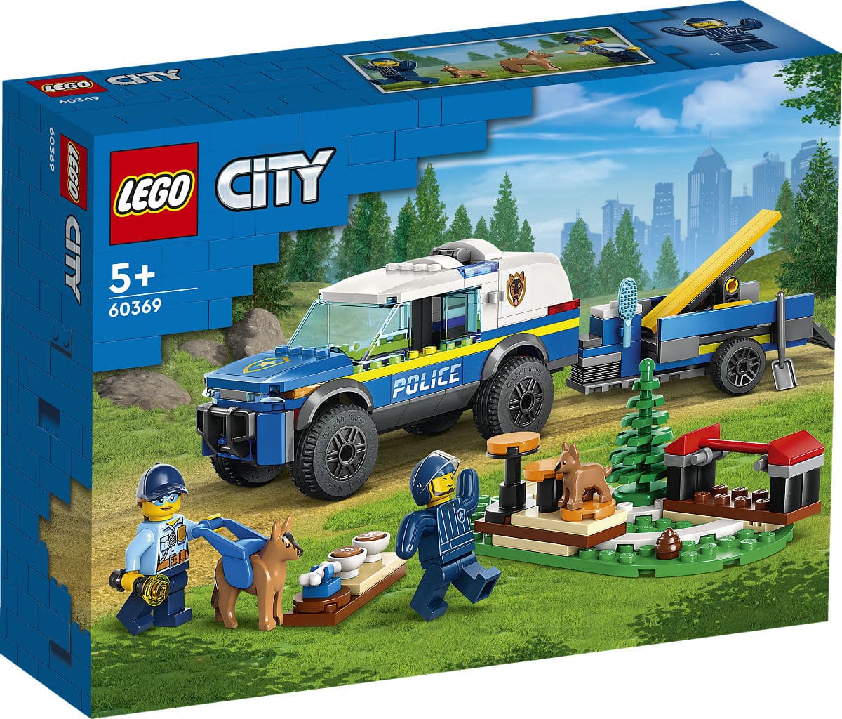 Lego Lego City 60369 Mobilno usposabljanje za policijske pse