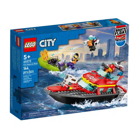 Lego city livbåtsbrandleksak för barn - 60373