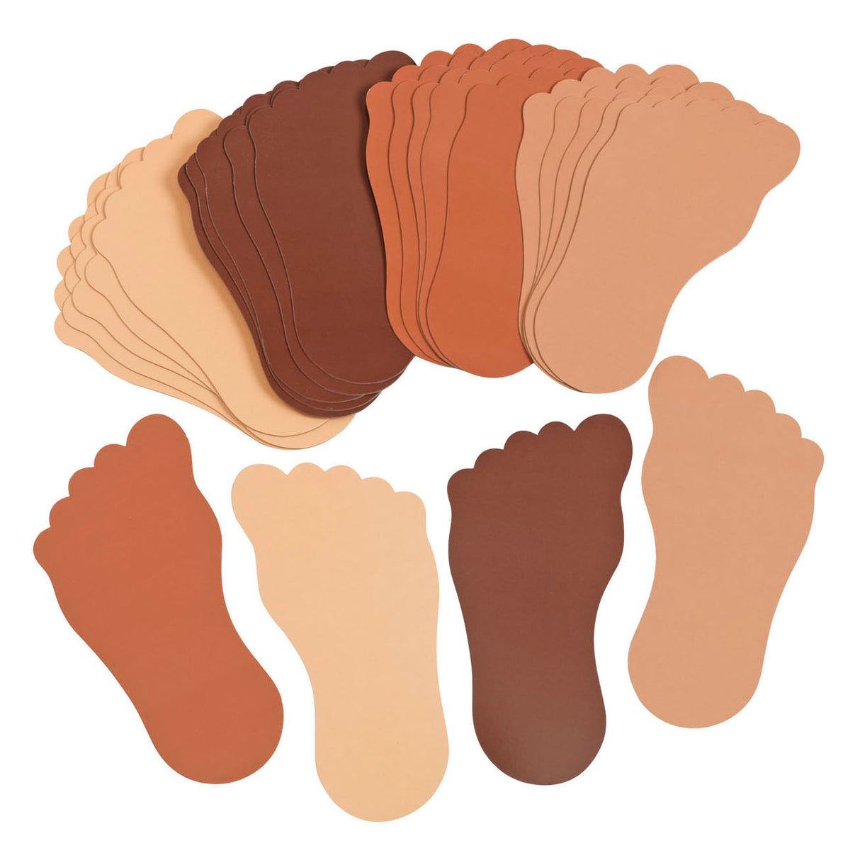 Colorations Colors Like Me Feet, set of 24 (4 colors)