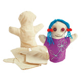 Colorations - Decorate Your Own Hand Puppets, Set of 12