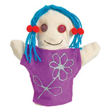 Colorations - Decorate your own canvas hand puppets, set of 12