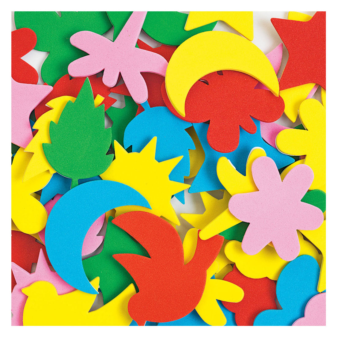 Colorations Self-Adhesive Foam Shapes, 54 pcs.