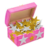 Colorations - Foamstickers Glitter stars, 100th.