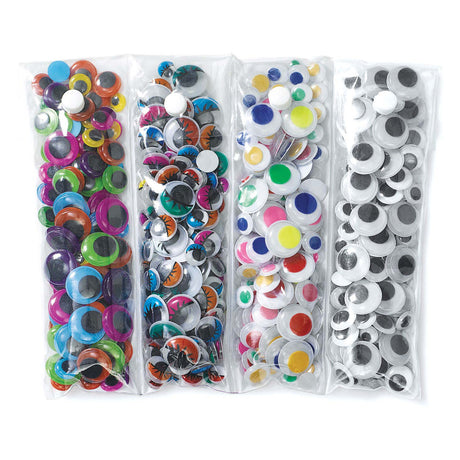 Wobbly Eyes - Mix, 500 pcs.