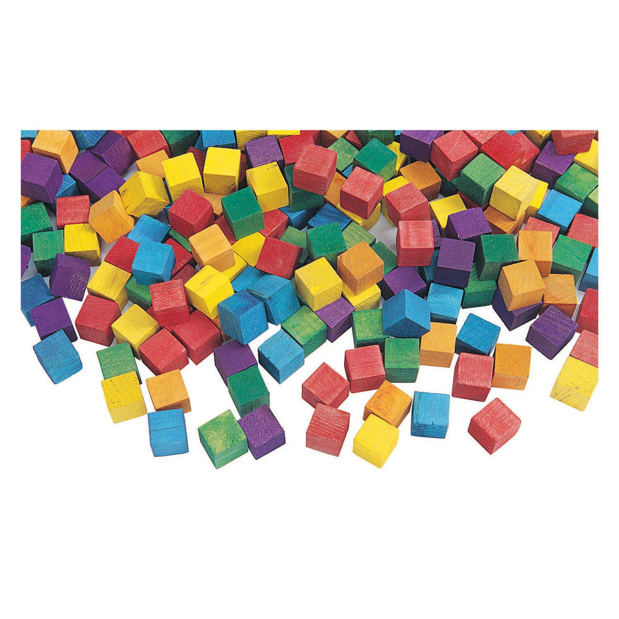 Colorations colored wooden cube cubes, 196st.