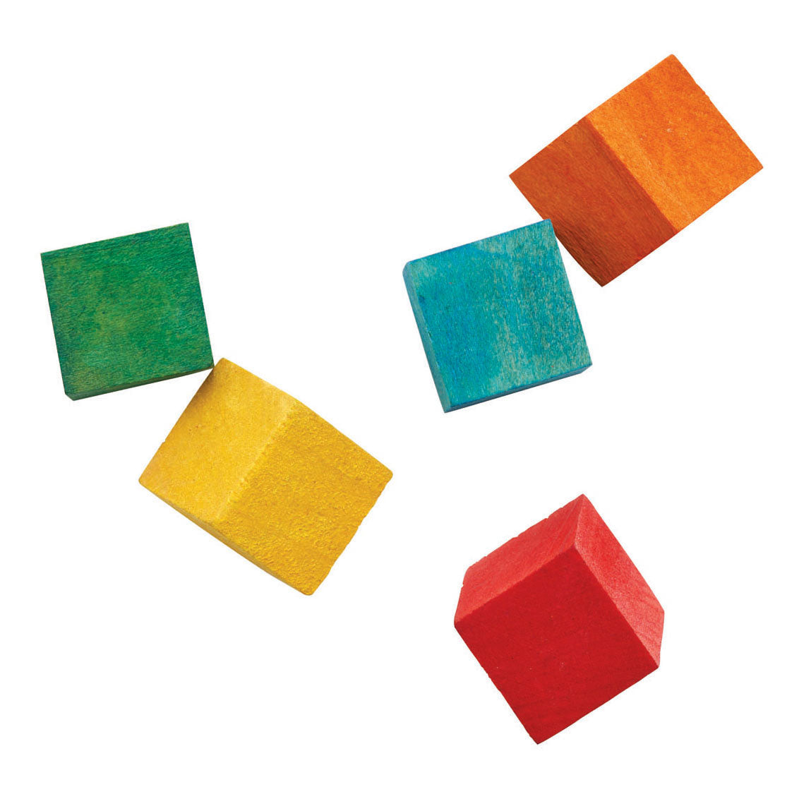 Colorations colored wooden cube cubes, 196st.