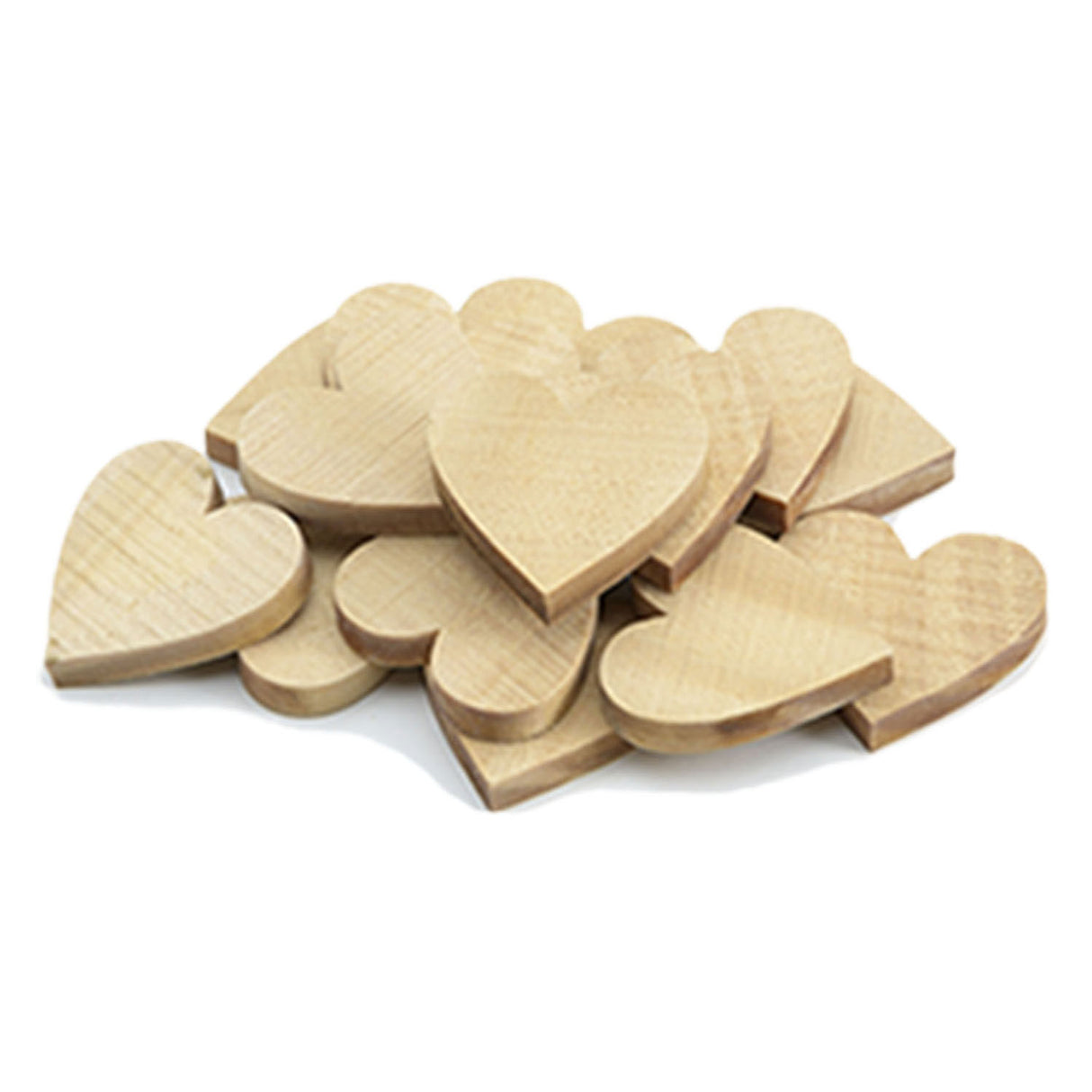 Colorations - small wooden hearts, 20 pc.