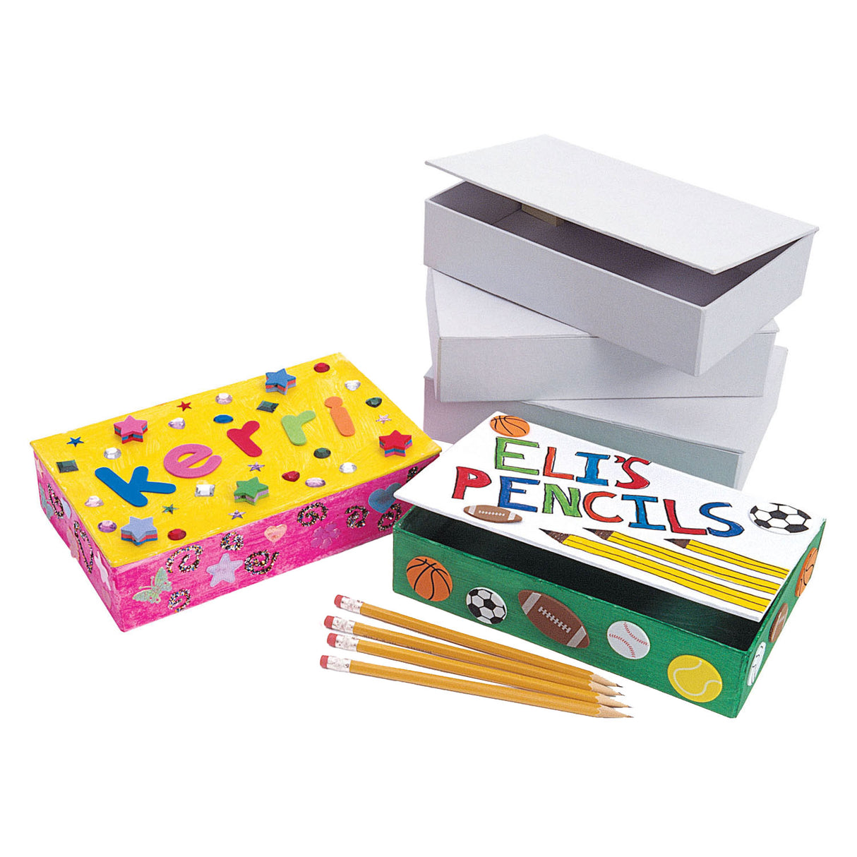 Colorations - decorate your own pencil holder, set of 12